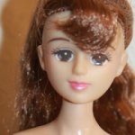 Голова винтажной подружки Дженни Лизы компании Такара