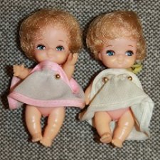 Винтажные сестрички Ликки 1 поколения Мики и Маки компании Такара