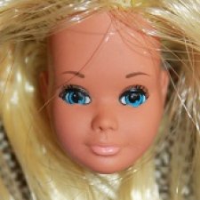 Голова винтажной 1971 Sun Set Malibu Skipper