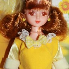 Винтажная Дженни из второй серии Calendar Girl 1998 Birth Flower — Sunflower