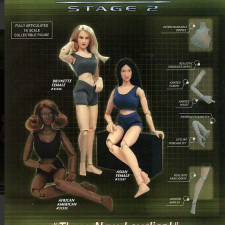 Головы экшен дам Blue Box Toys CY Girls 1/6 Perfect Body Blonde Female 12" Action Figure