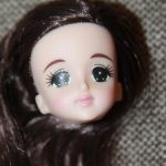 Голова кастловской Дженни с зеленым айпринтом