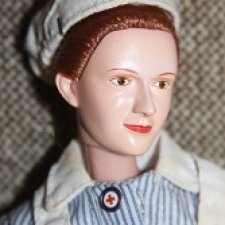 Винтажная шарнирная медсестра с аксессуарами