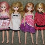 Licca-chan  4 поколения компании Такара