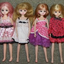 Licca-chan  4 поколения компании Такара