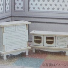 Сборный набор в гостиную Wood Craft для кукол 1/12