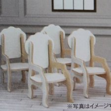 Сборный набор кресел в гостиную Wood Craft для кукол 1/12