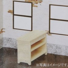 Сборная тумба (в прихожую или на кухню) Wood Craft для кукол 1/12