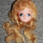 Голова винтажной подружки Ликки 2 поколения Изуми-чан компании Такара