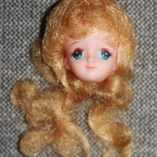 Голова винтажной подружки Ликки 2 поколения Изуми-чан компании Такара