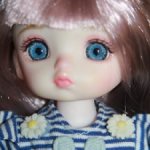 Шарнирная малявочка, созданная на основе головы и тела из японского фикспрайса Seria