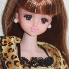 Голова Дженни шатенки компании Такара