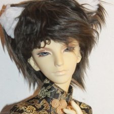 Меховые парики с ушками и без на 7-8, 8-9 дюймов