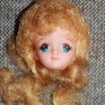 Голова винтажной подружки Ликки 2 поколения Изуми-чан компании Такара (Takara Licca 2nd Generation F