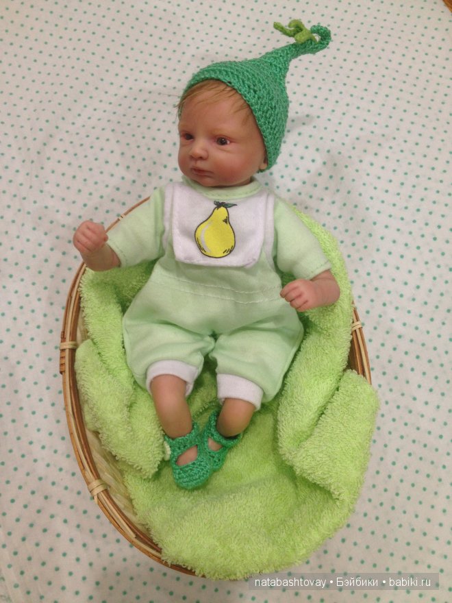 Мой малышок реборн Горошек ожил и готов с вами познакомиться (фото 6)
