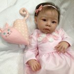 Малышка Розочка, кукла реборн Натальи Баштовой