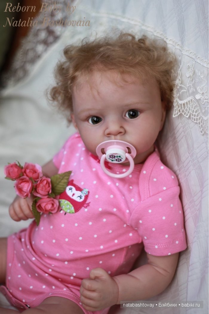 Малышка Агата - кукла реборн Натальи Баштовой