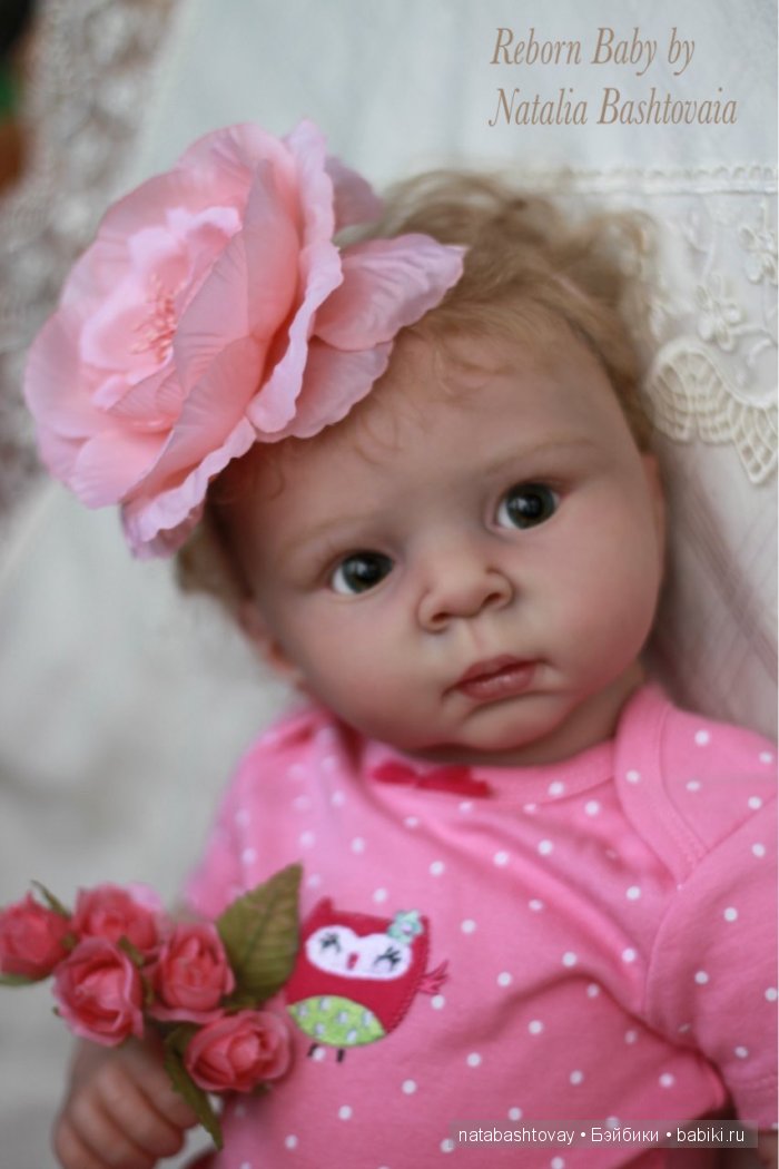 Малышка Агата - кукла реборн Натальи Баштовой (фото 3)