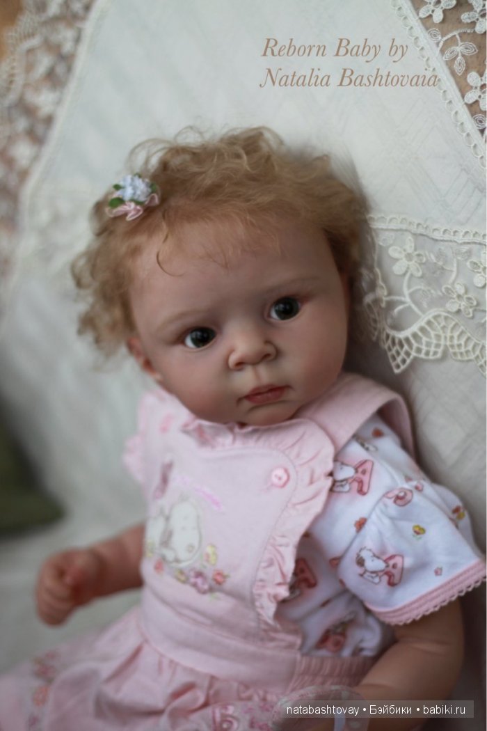 Малышка Агата - кукла реборн Натальи Баштовой (фото 8)