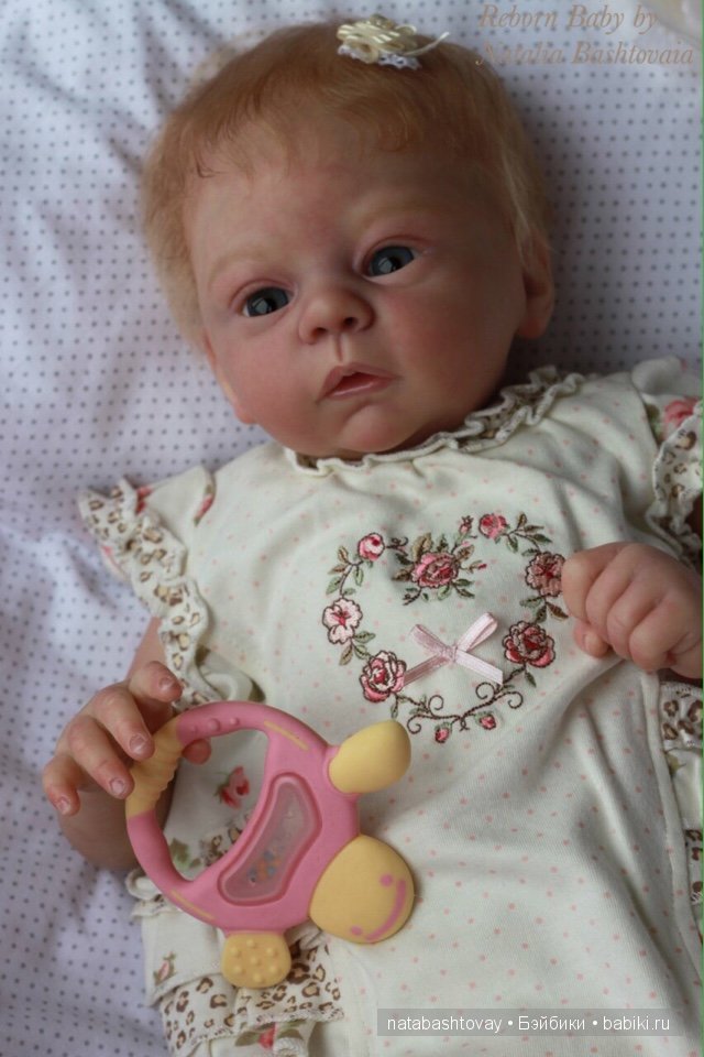 Мое нежное солнышко Оленька - кукла реборн Натальи Баштовой
