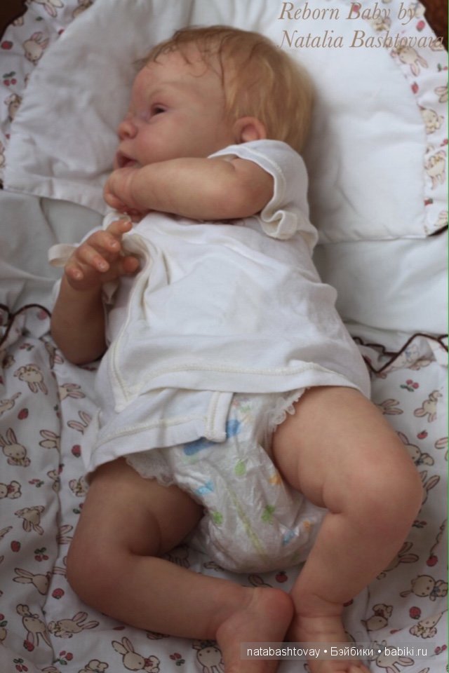Мое нежное солнышко Оленька - кукла реборн Натальи Баштовой