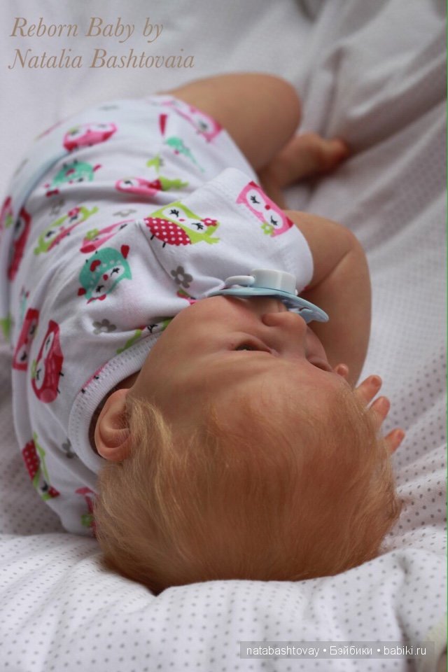 Мое нежное солнышко Оленька - кукла реборн Натальи Баштовой
