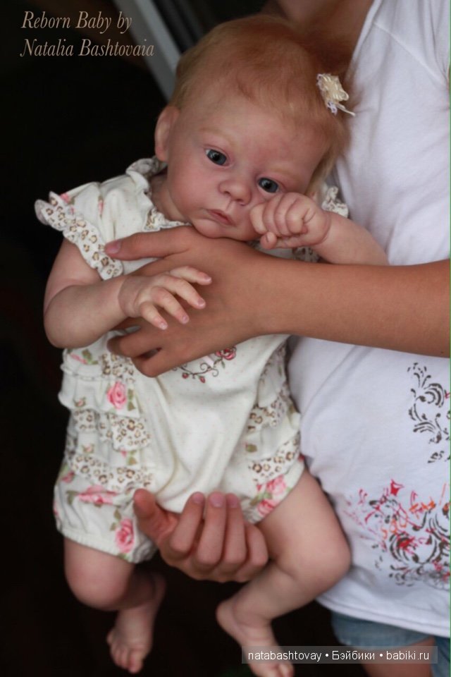 Мое нежное солнышко Оленька - кукла реборн Натальи Баштовой