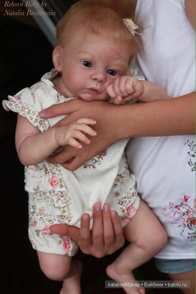 Мое нежное солнышко Оленька - кукла реборн Натальи Баштовой