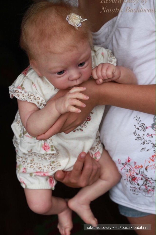 Мое нежное солнышко Оленька - кукла реборн Натальи Баштовой
