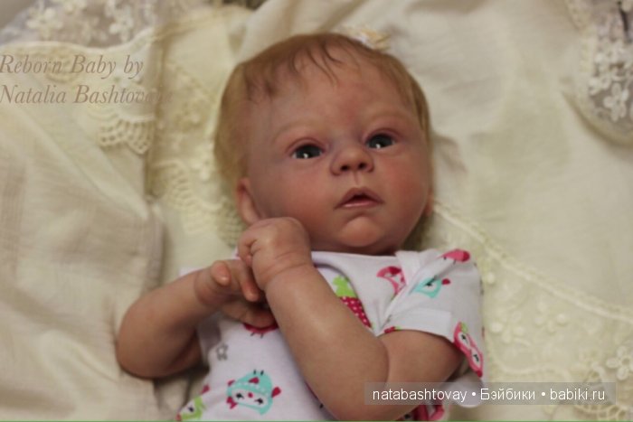 Мое нежное солнышко Оленька - кукла реборн Натальи Баштовой (фото 5)
