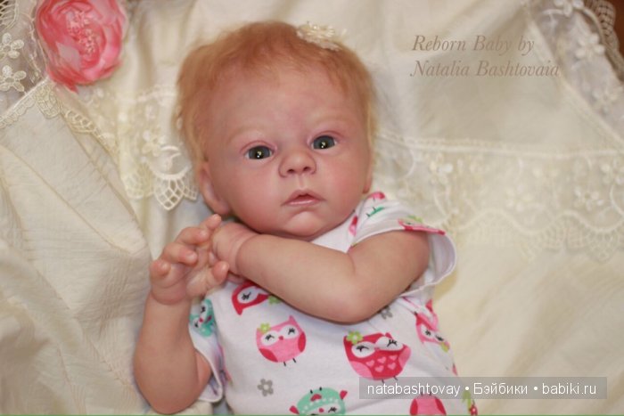 Мое нежное солнышко Оленька - кукла реборн Натальи Баштовой (фото 9)