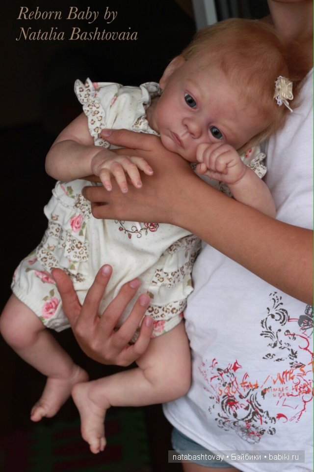 Мое нежное солнышко Оленька - кукла реборн Натальи Баштовой