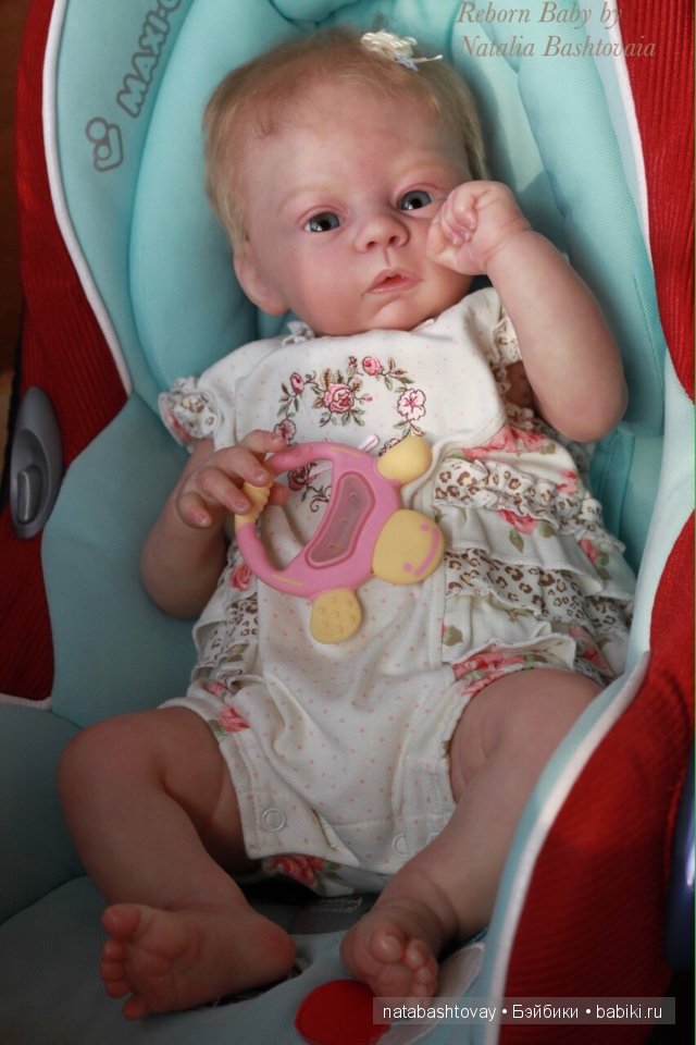 Мое нежное солнышко Оленька - кукла реборн Натальи Баштовой