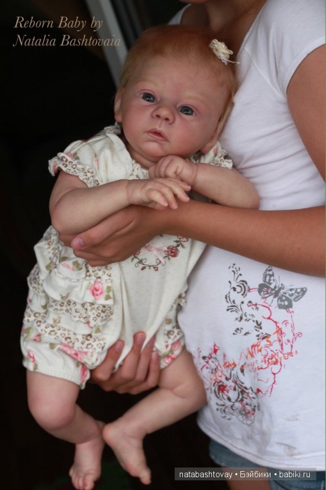 Мое нежное солнышко Оленька - кукла реборн Натальи Баштовой