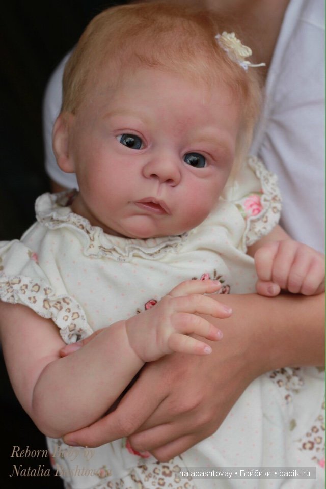 Мое нежное солнышко Оленька - кукла реборн Натальи Баштовой