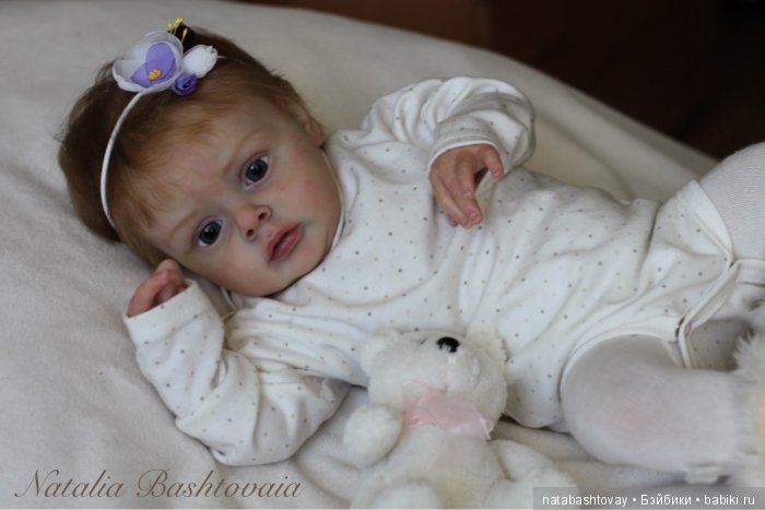Маленькая Хлоя - кукла реборн Натальи Баштовой