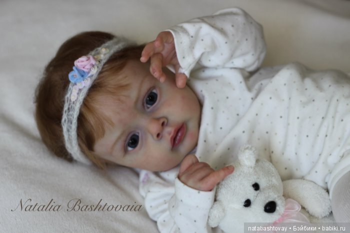 Маленькая Хлоя - кукла реборн Натальи Баштовой