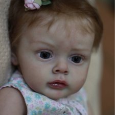 Маленькая Хлоя - кукла реборн Натальи Баштовой