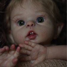 Маленькая кроха Луна - кукла реборн Натальи Баштовой