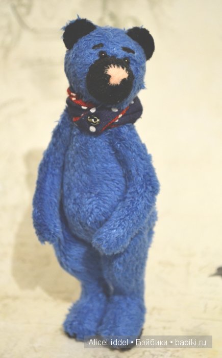 васильковый мишка