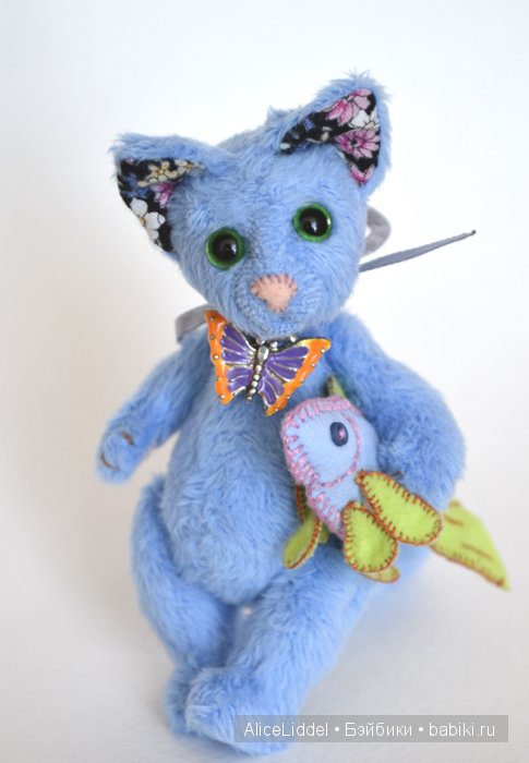 Игрушка ручной работы Котик (фото 4)