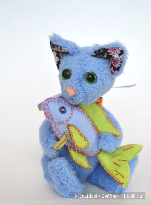 Игрушка ручной работы Котик (фото 6)