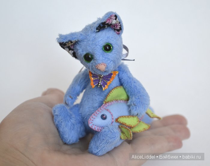 Игрушка ручной работы Котик (фото 10)