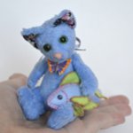 Игрушка ручной работы Котик