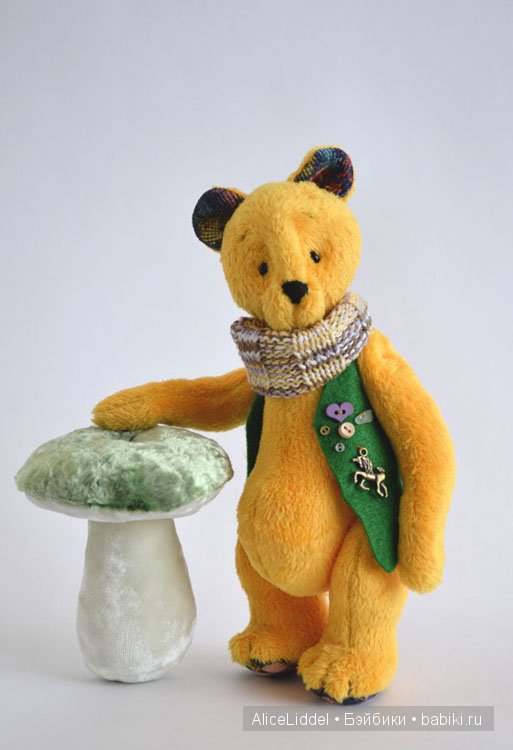 Солнечный мишка тедди и его гриб