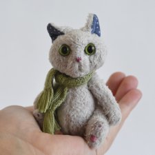 Первый котик. Игрушка ручной работы