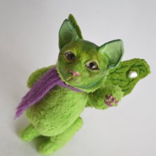 Травяной котокрыл, игрушка ручной работы