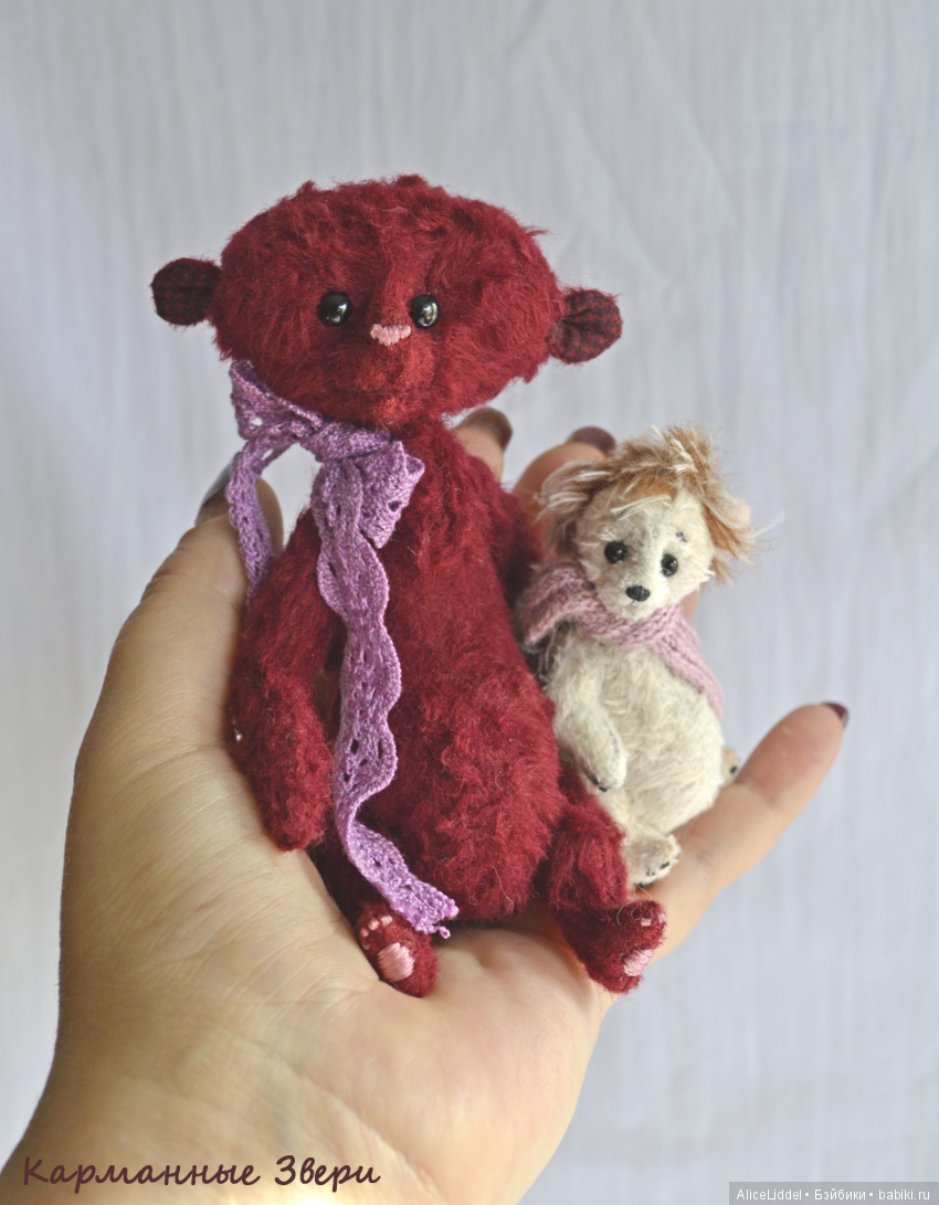 Новые карманные зверики — Авторские мишки Тедди и друзья: фото