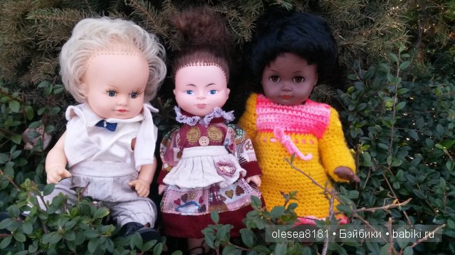 Прогулка в парке с винтажными куколками (фото 8)