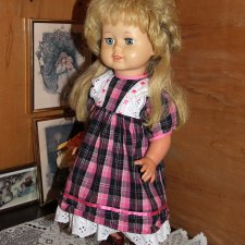 Винтажная немецкая большая кукла Barbel от Schildkrot